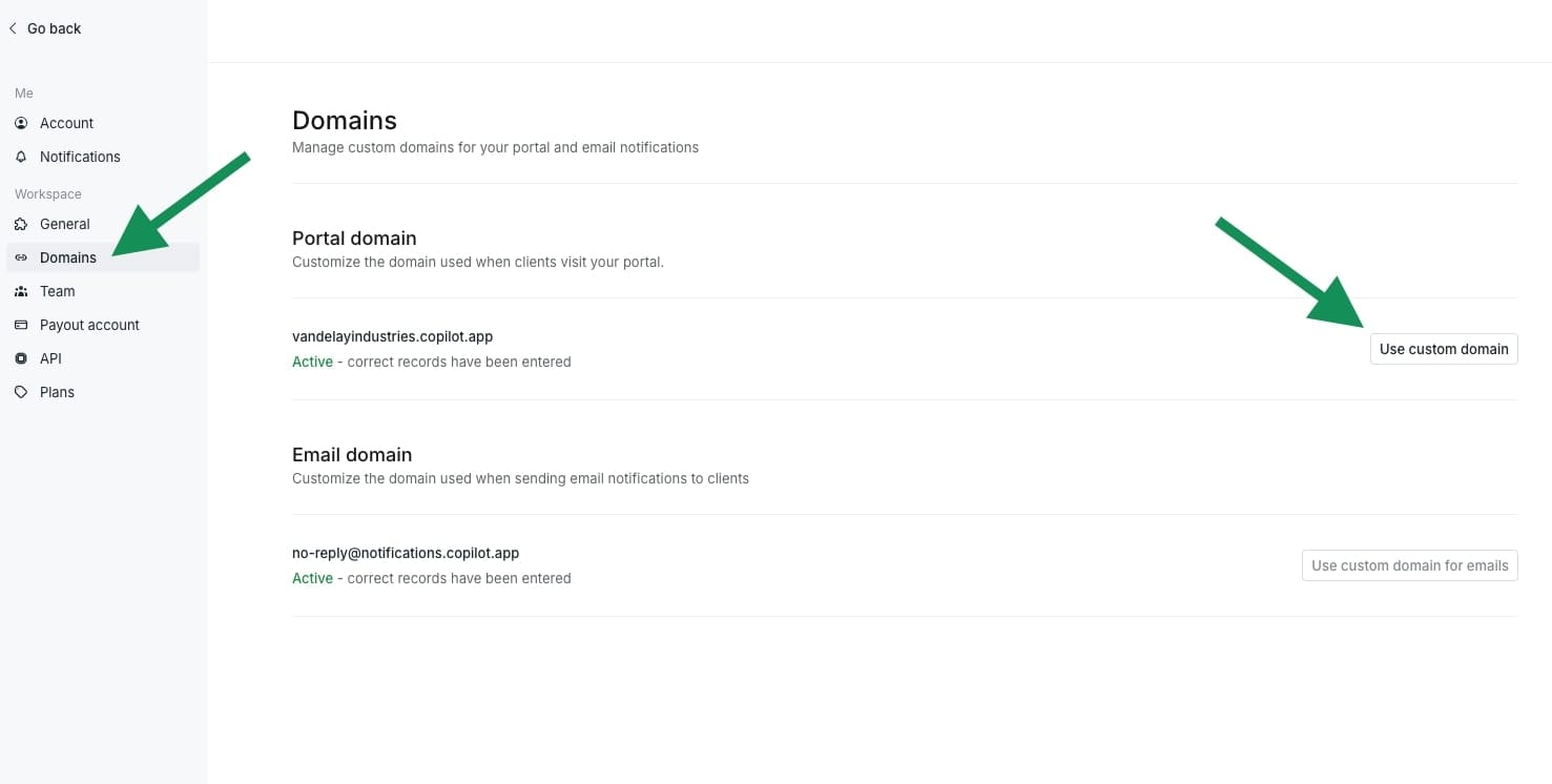 Adding a custom domain in Assembly