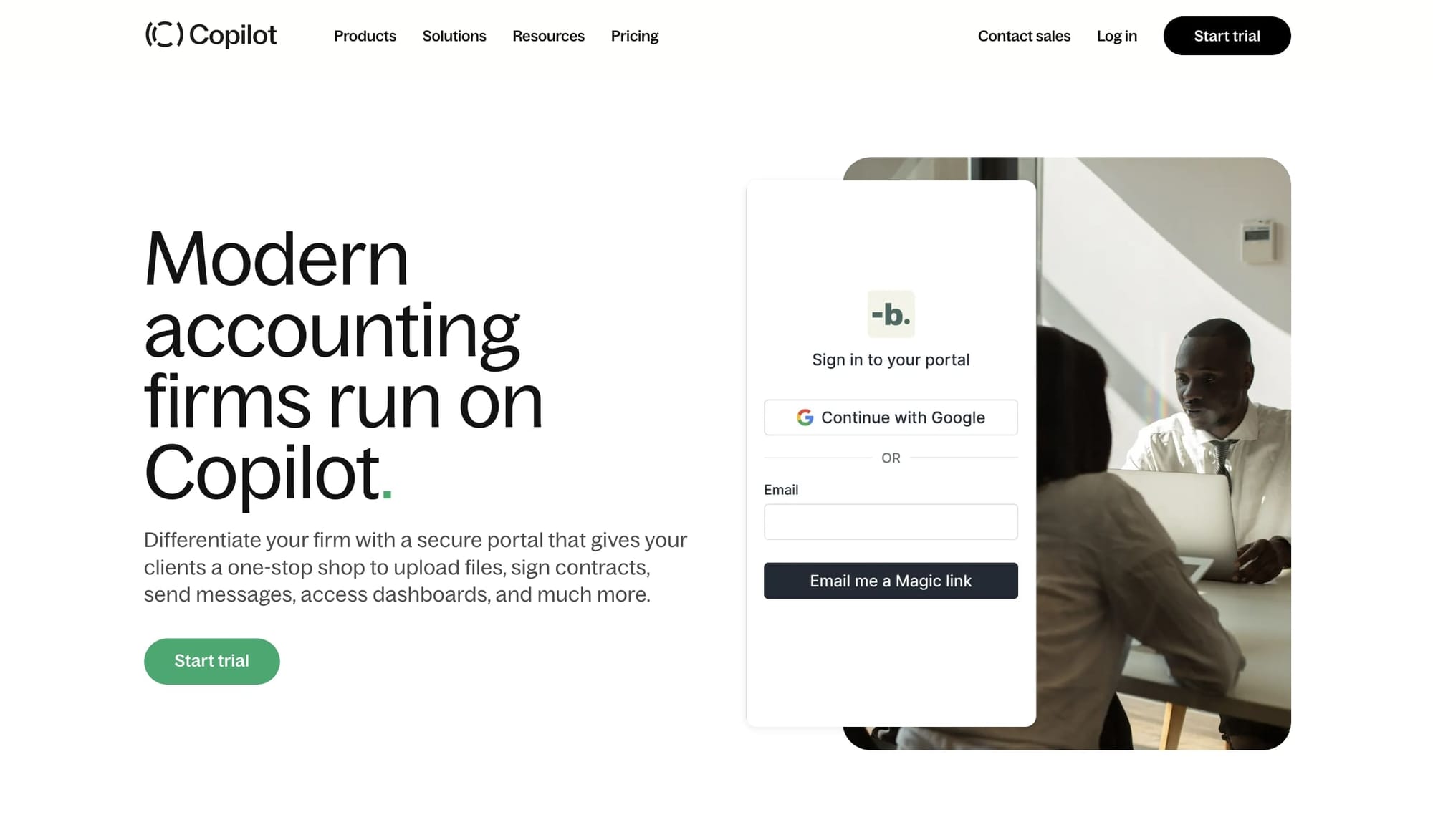 Assembly for accountants