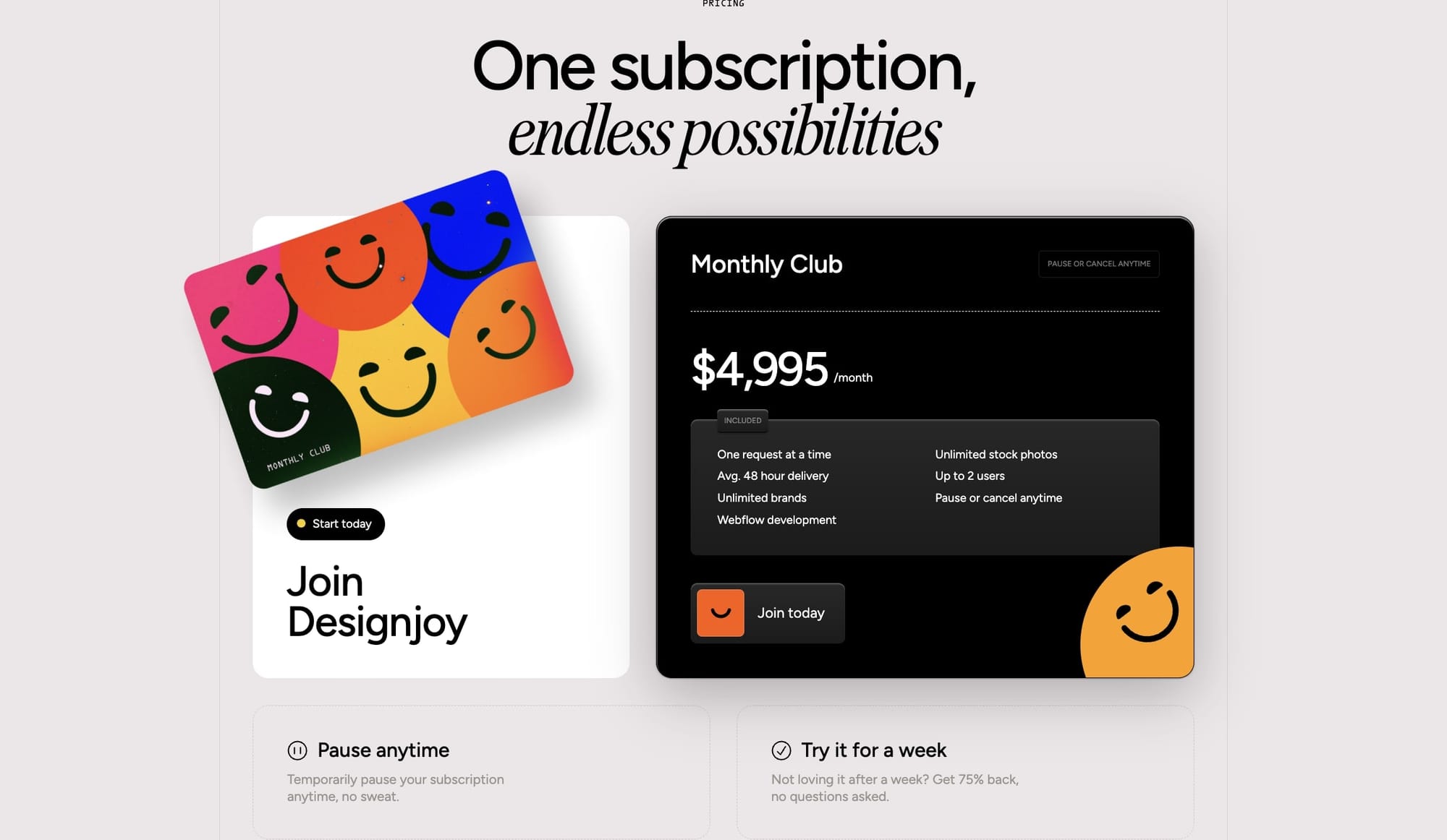 Designjoy pricing