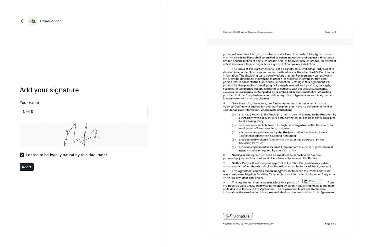 Esignature software in Assembly