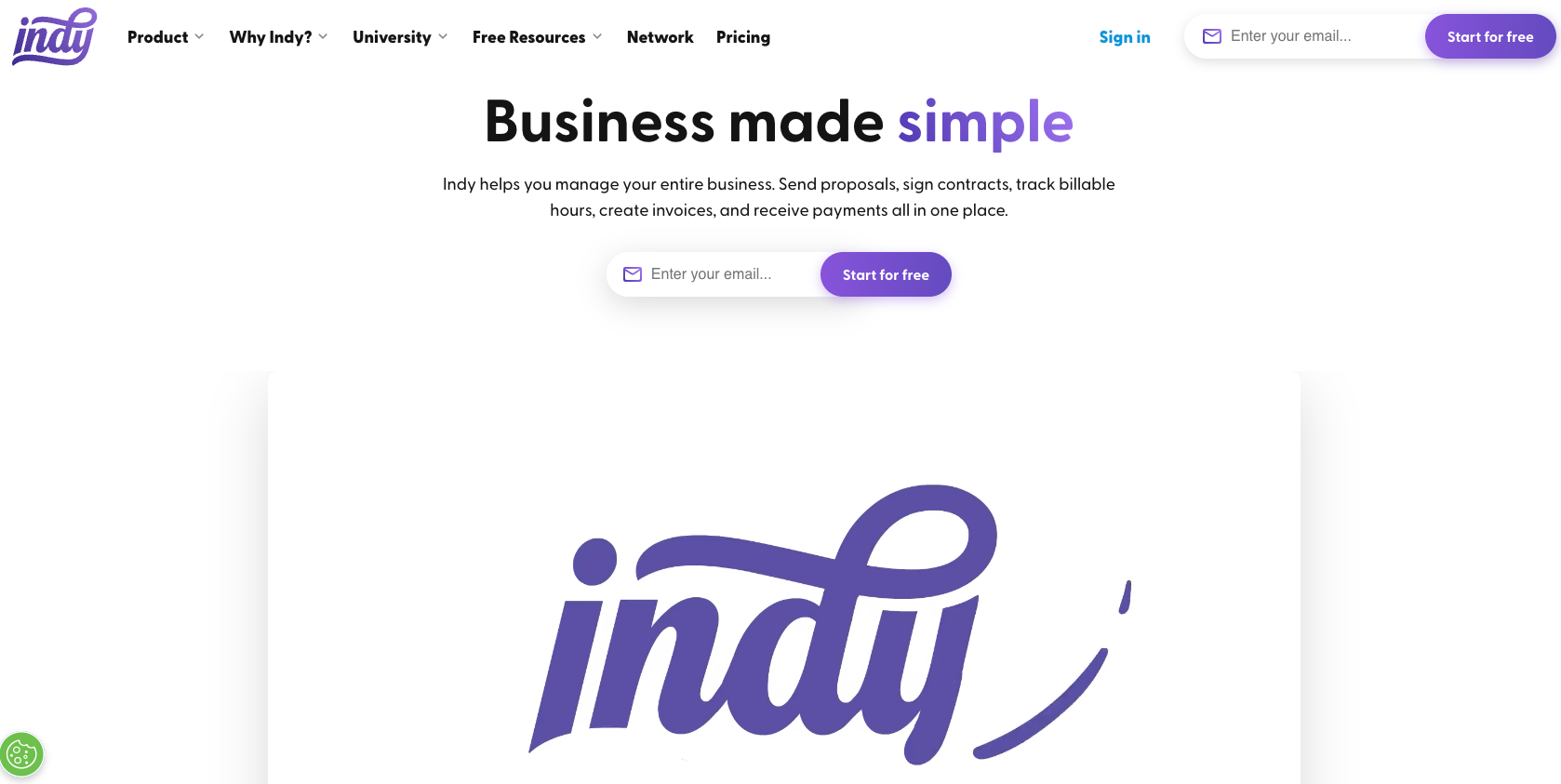 Indy CRM for freelancers
