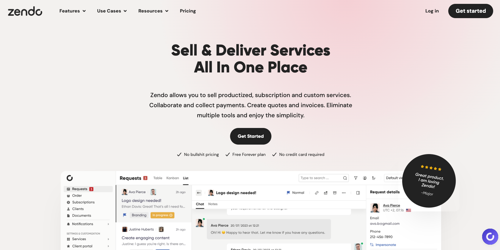Zendo productized service platform