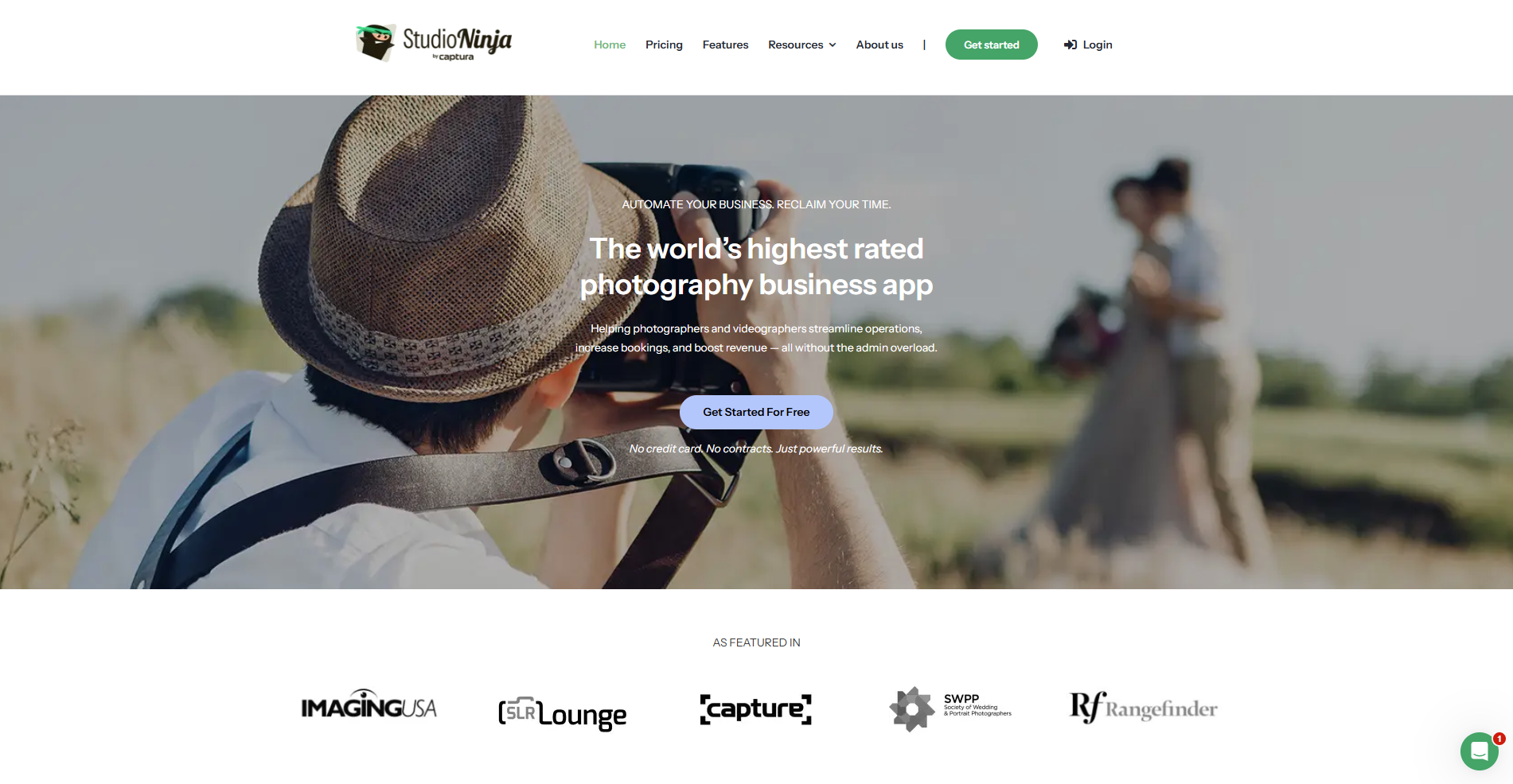 Studio Ninja homepage