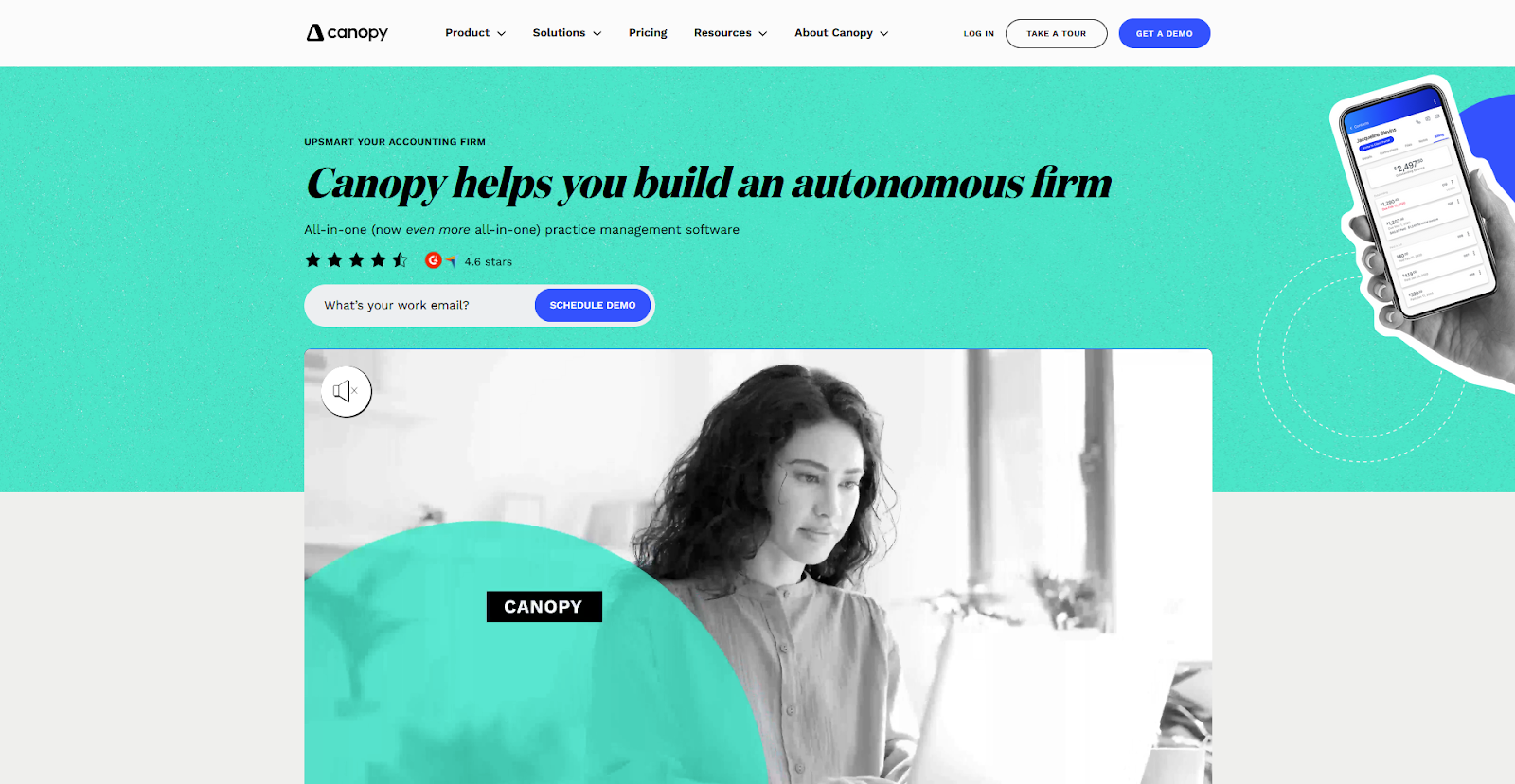 Canopy home page