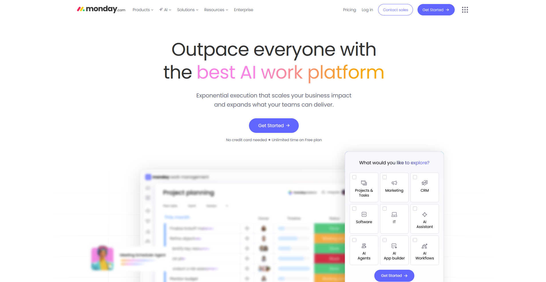 monday.com homepage