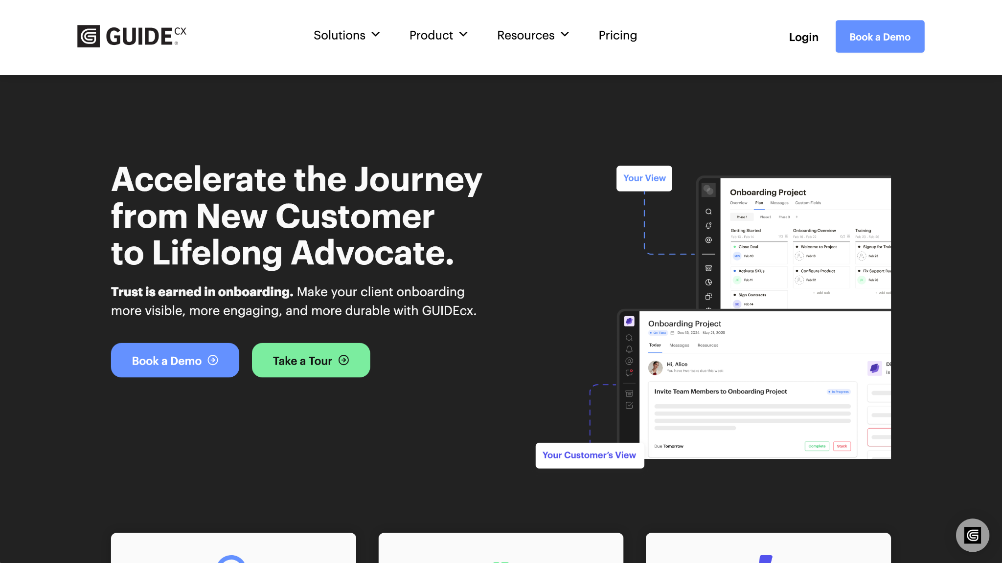 GUIDEcx homepage