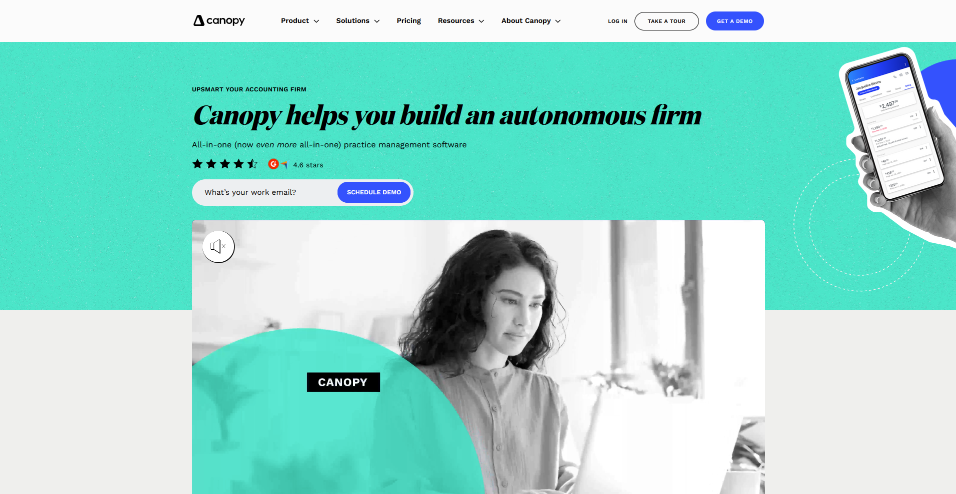Canopy homepage