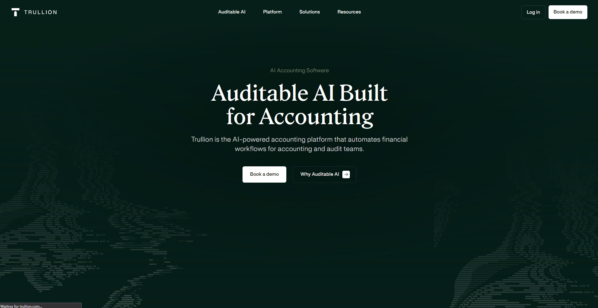 Trullion homepage