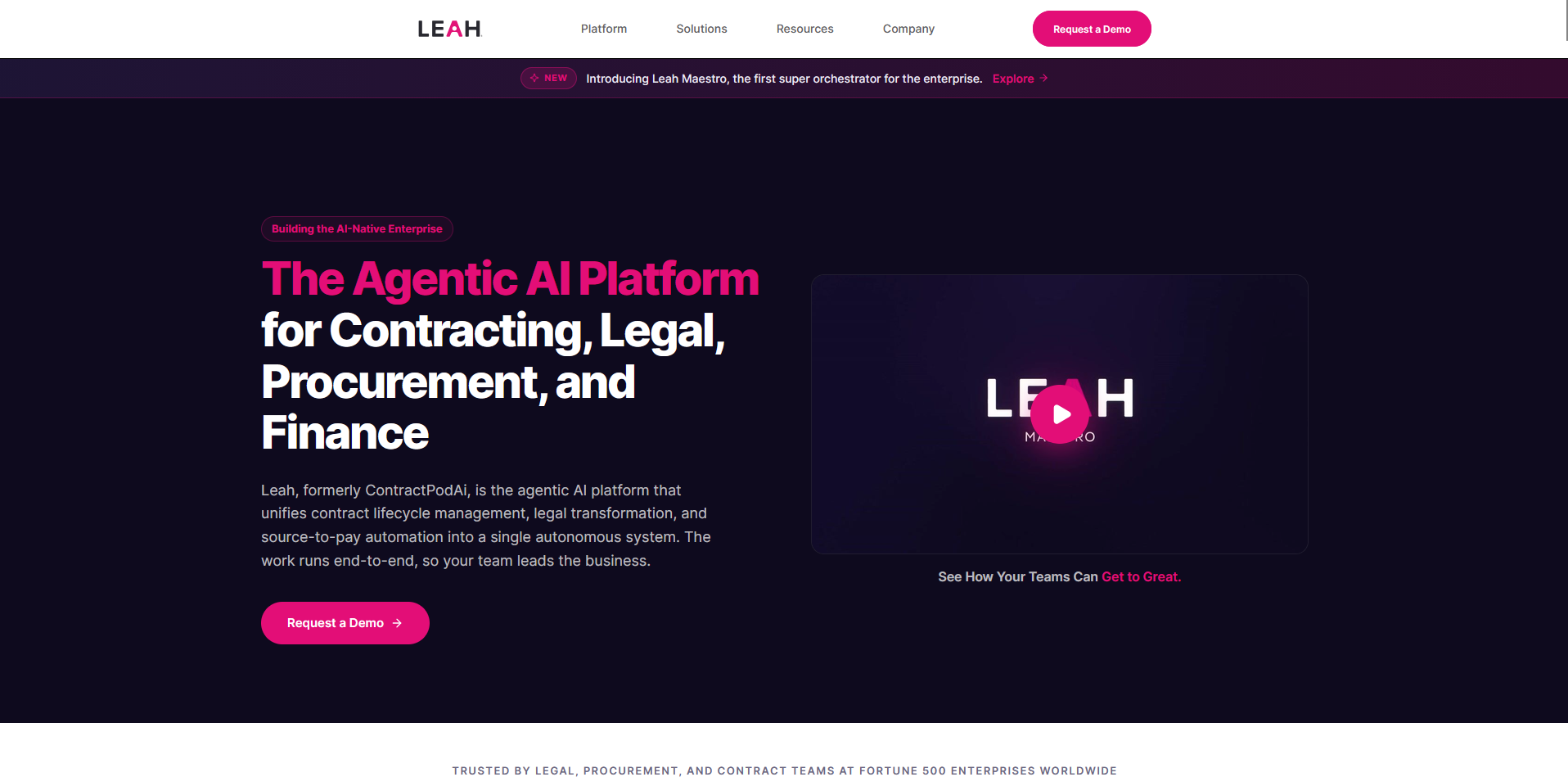 Leah homepage