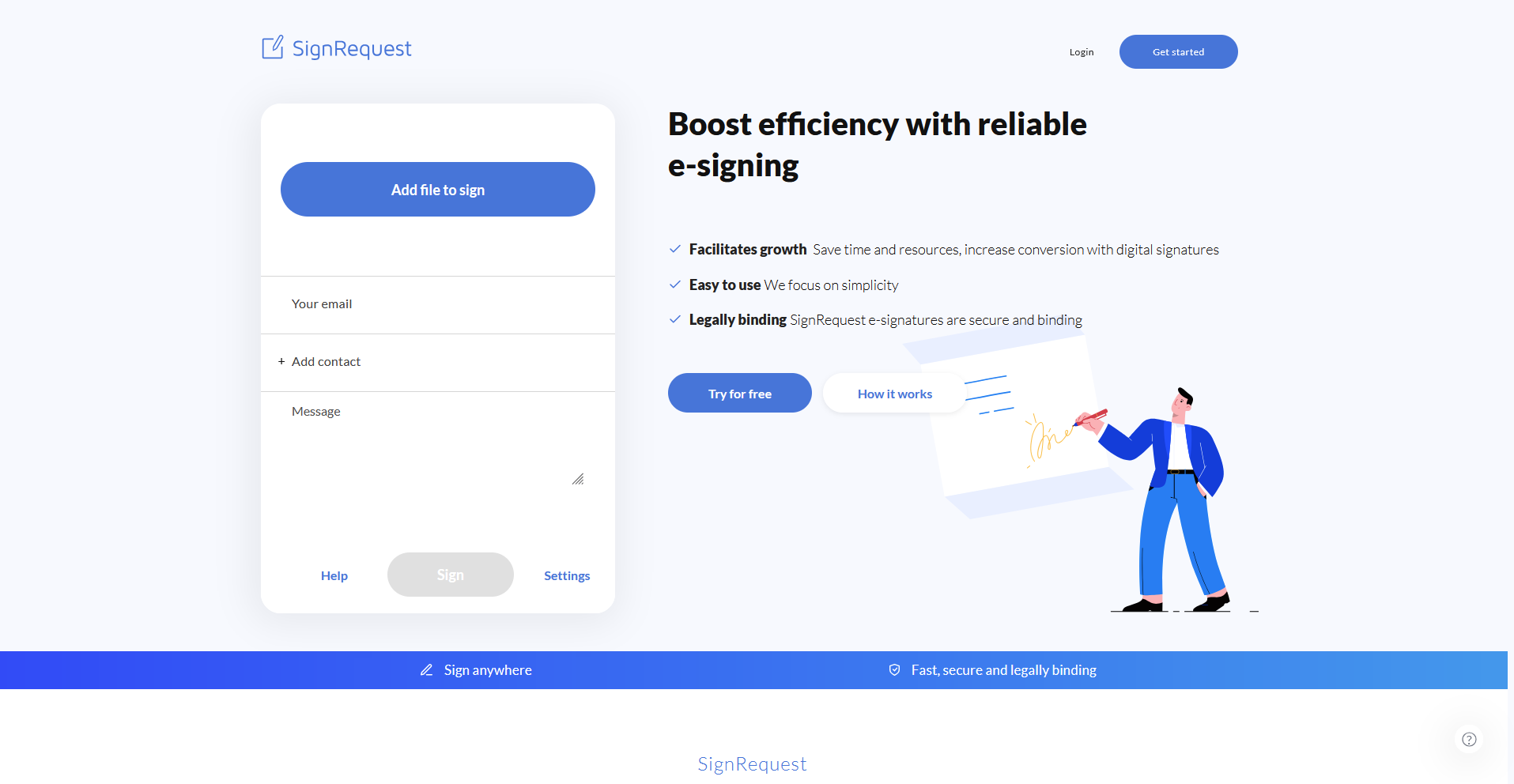 SignRequest homepage