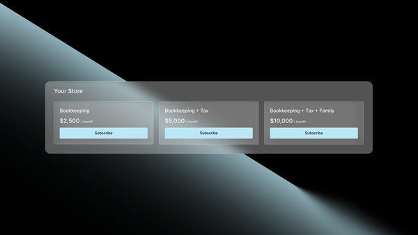 Introducing Shopify-like stores for professional services