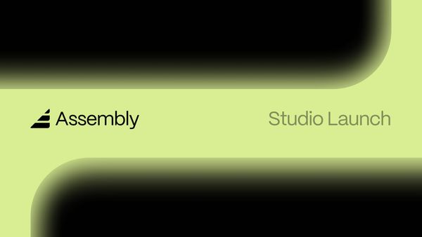 Introducing Assembly Studio