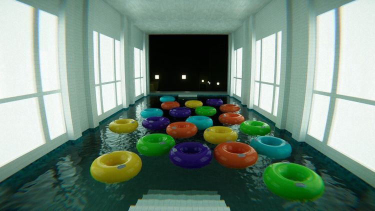 A Backrooms movie? No, I want a waterpark inspired by Pools