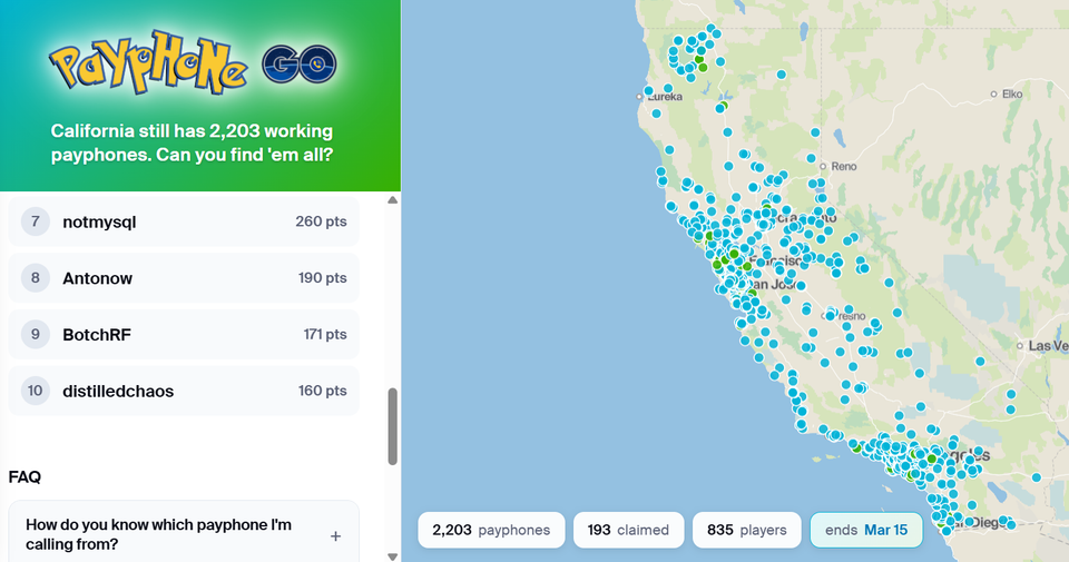 Payphone Go is good old-fashioned internet nonsense