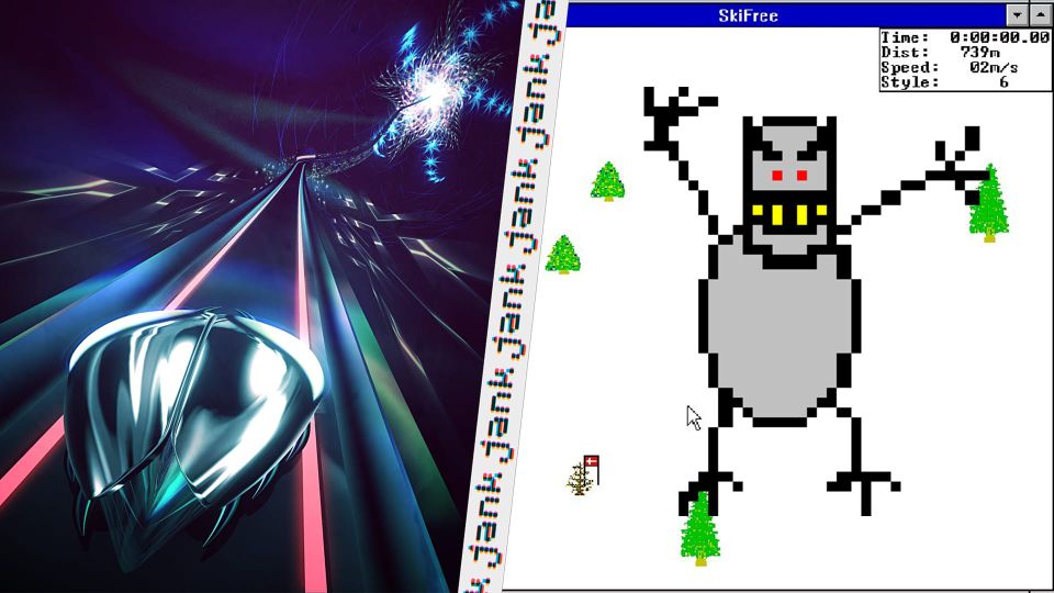 Thumper beetle vs SkiFree Yeti