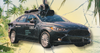 A self-driving Uber robotaxi is seen in an edited image. 