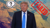 In a composite image, President Donald Trump in front of the Grand Canyon.