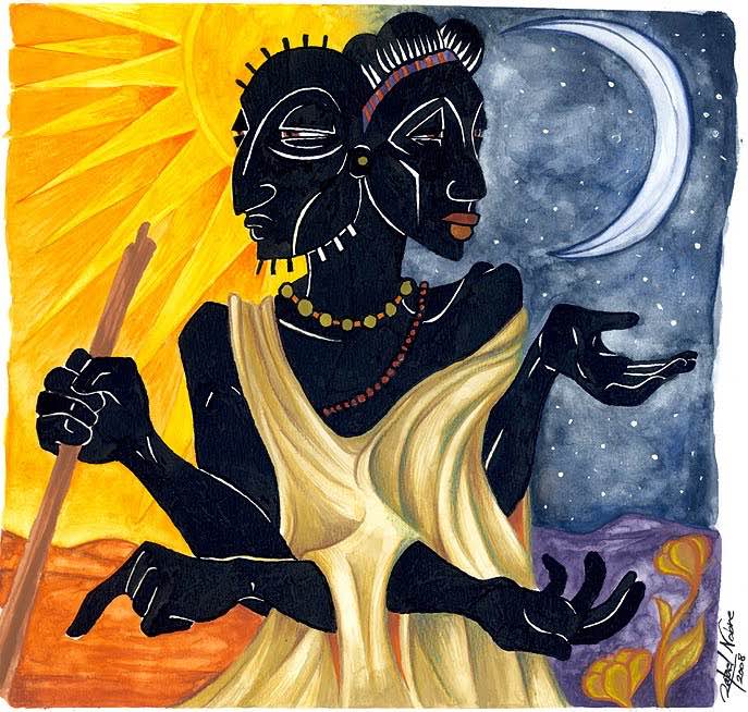 Mawu y Lisa gemelos creadores