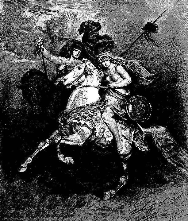 Las Amazonas eran fieras guerreras que vivían en una sociedad de aspecto matriarcal
