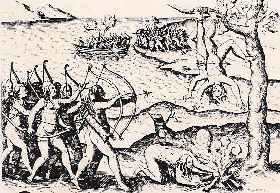 En este dibujo se representa un fragmento de la lucha entre las Amazonas y los Griegos