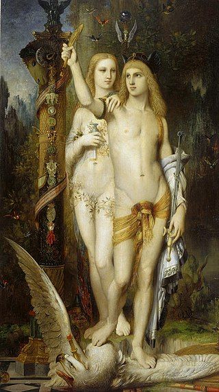 Jasó y Medea pintura de Gustave Moreau