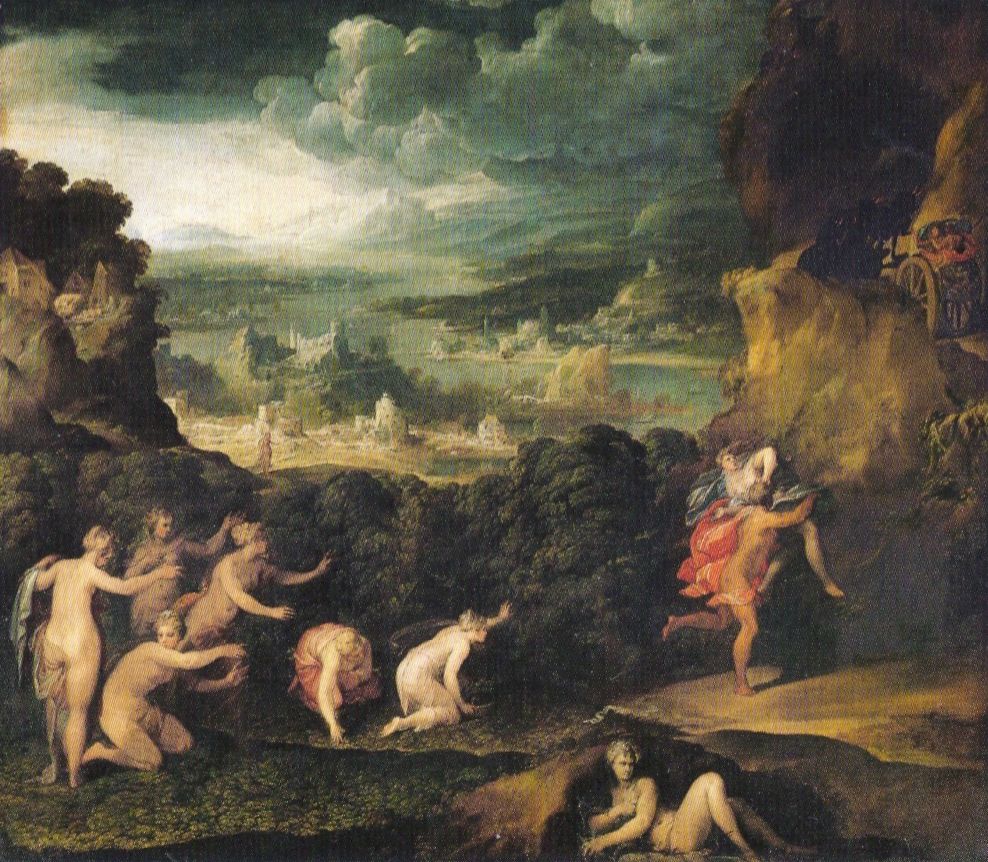 El rapto de Proserpina de Niccolò dell'Abbate.