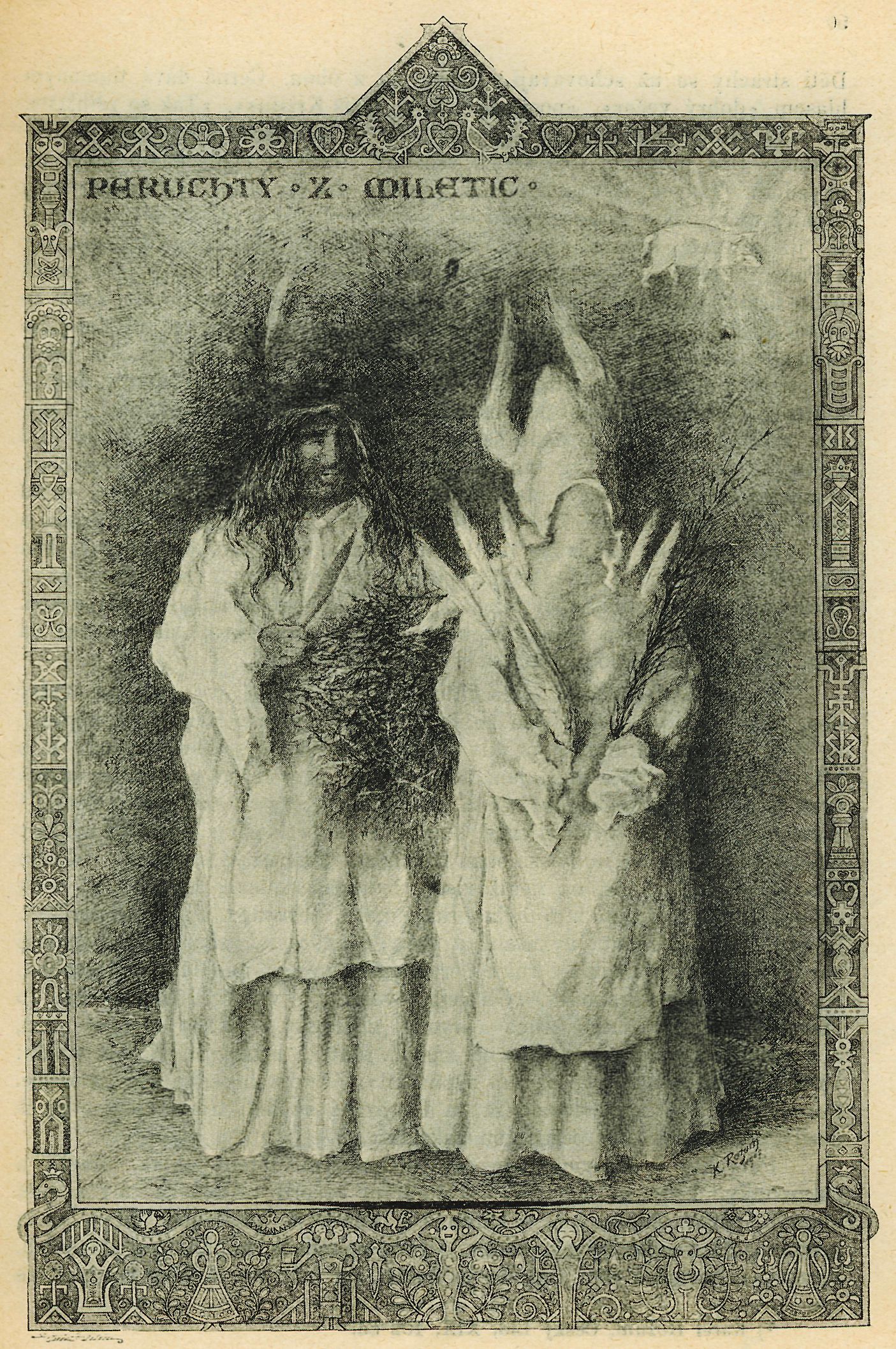 Disfraces tradicionales usados durante la celebración de las 12 noches.