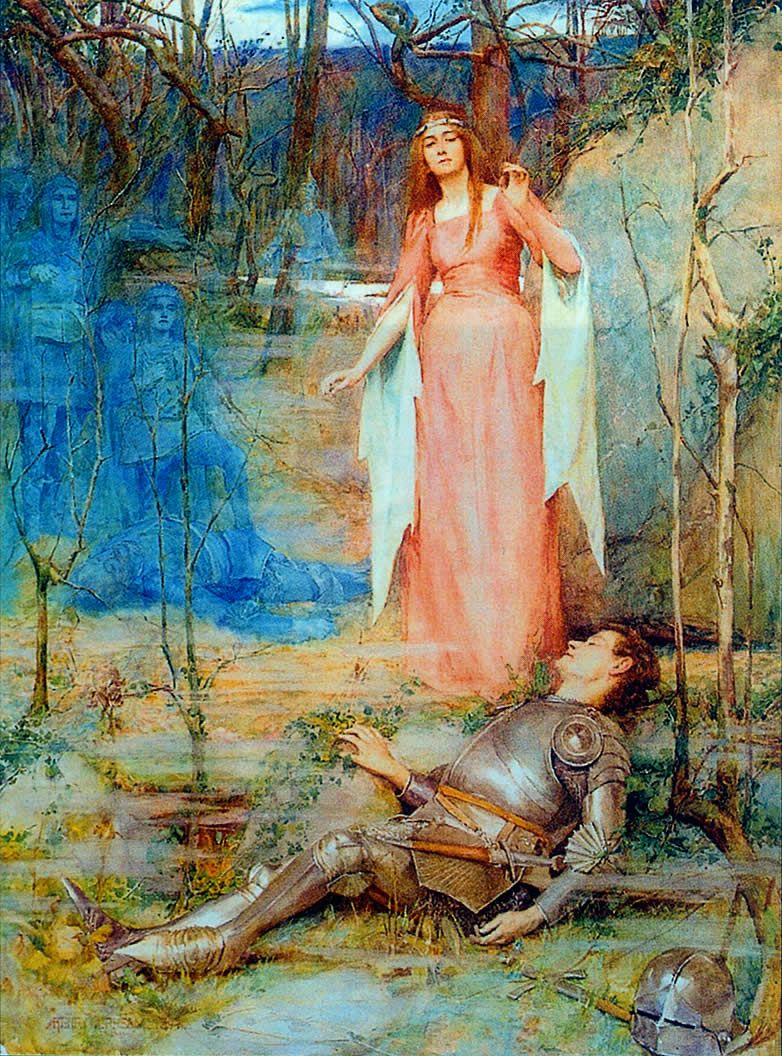 La banshee pintura de Henry Meynell Rheam.