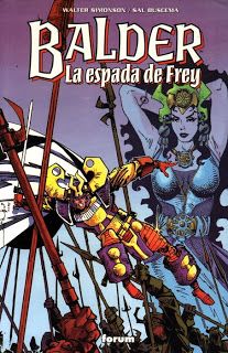 Portada de un comic que tiene a Balder como personaje