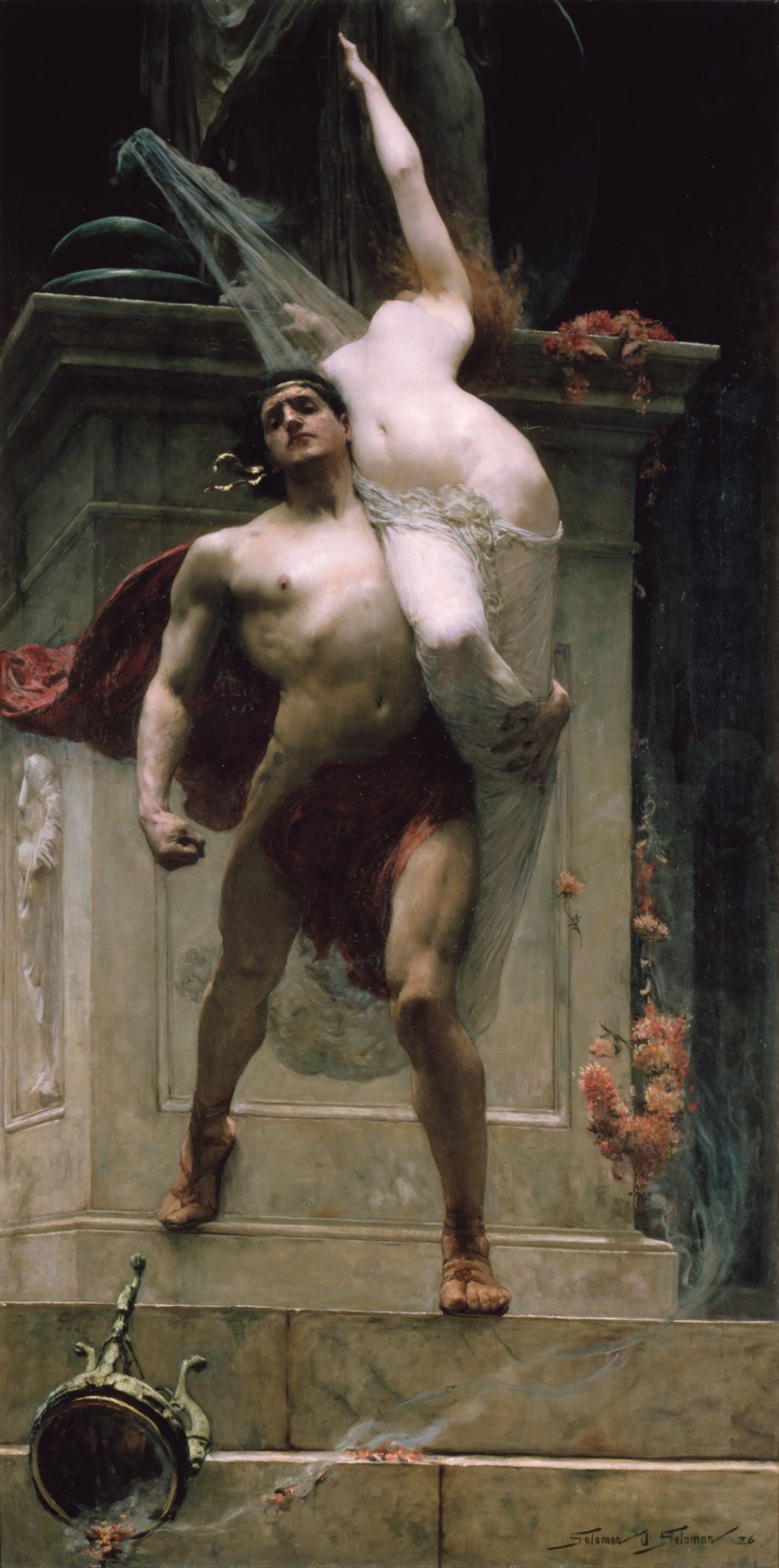 Casandra y Ajax de Joseph Solomon