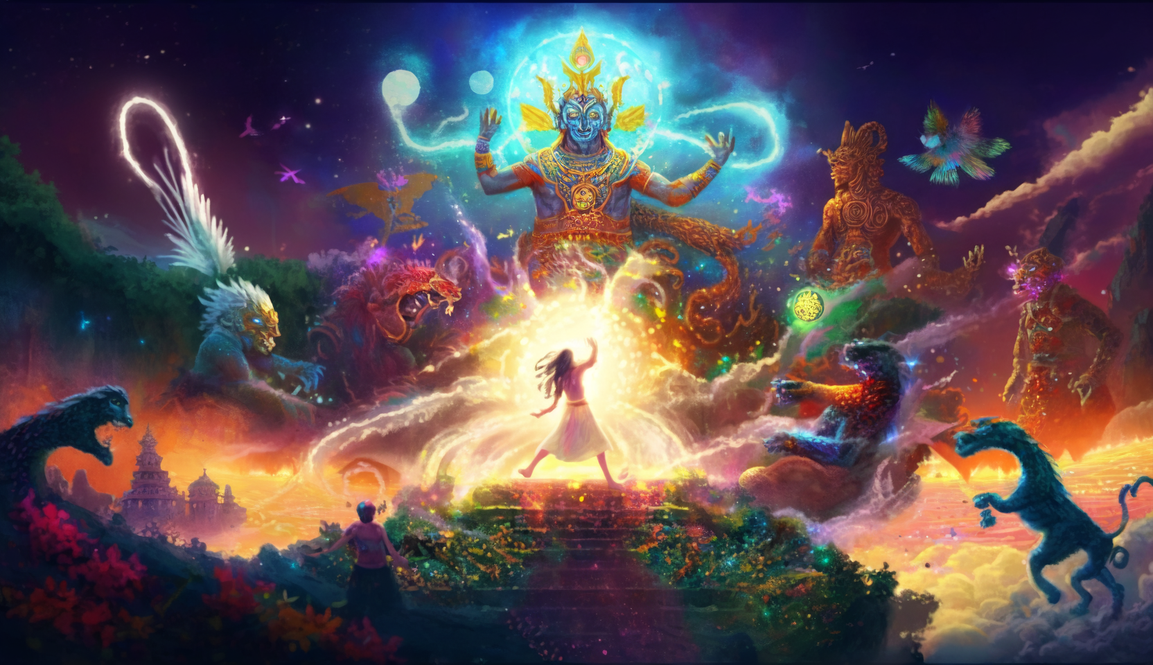 Representación de Bathala el “Dios Todopoderoso” de los tagalos.