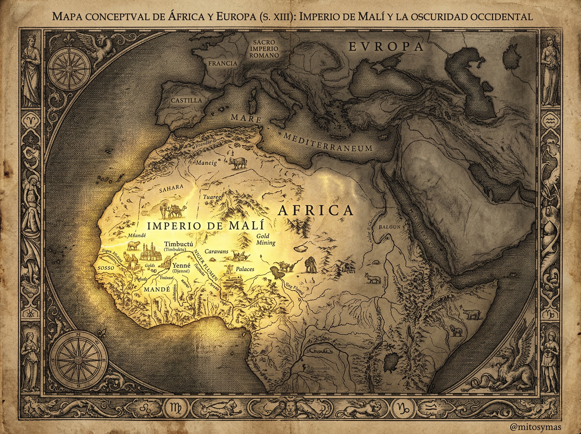 El mapa del poder en el siglo XIII era muy diferente al que nos enseñaron. Mientras Europa se recuperaba de la Peste Negra, Malí controlaba el 80% del oro mundial.