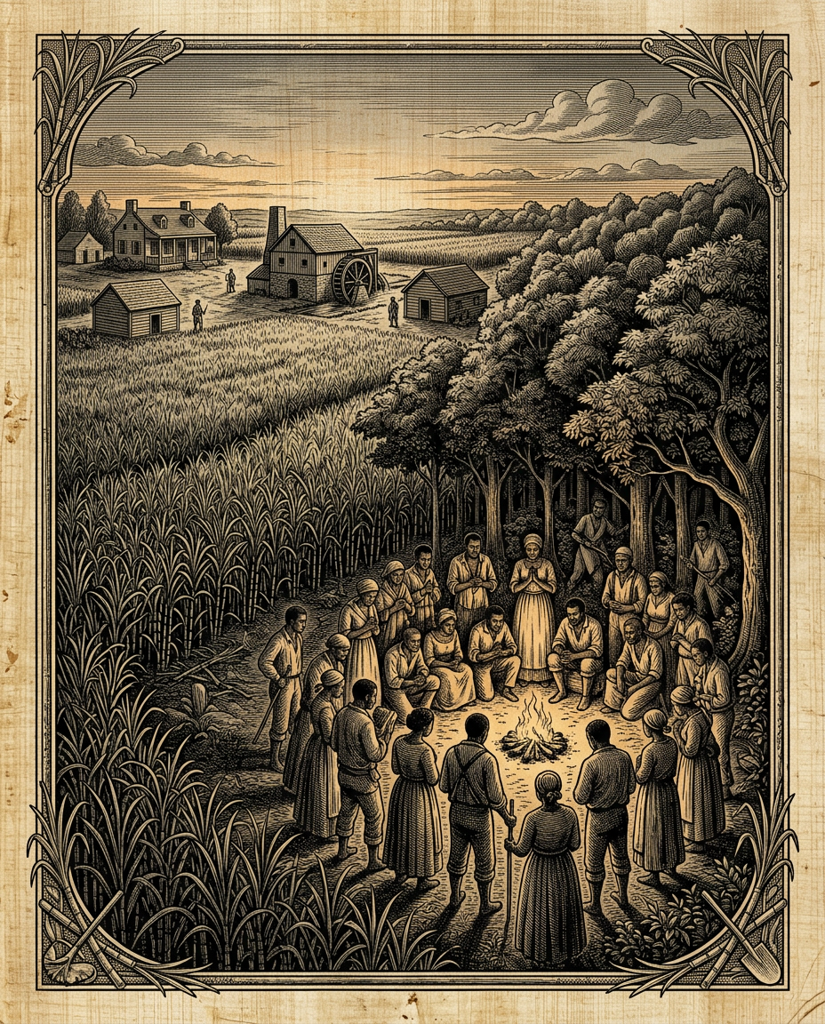 El vudú no nació en templos de mármol, sino en los claros ocultos de los bosques de Saint-Domingue, como un acto desesperado de resistencia espiritual frente a la brutalidad de la esclavitud.