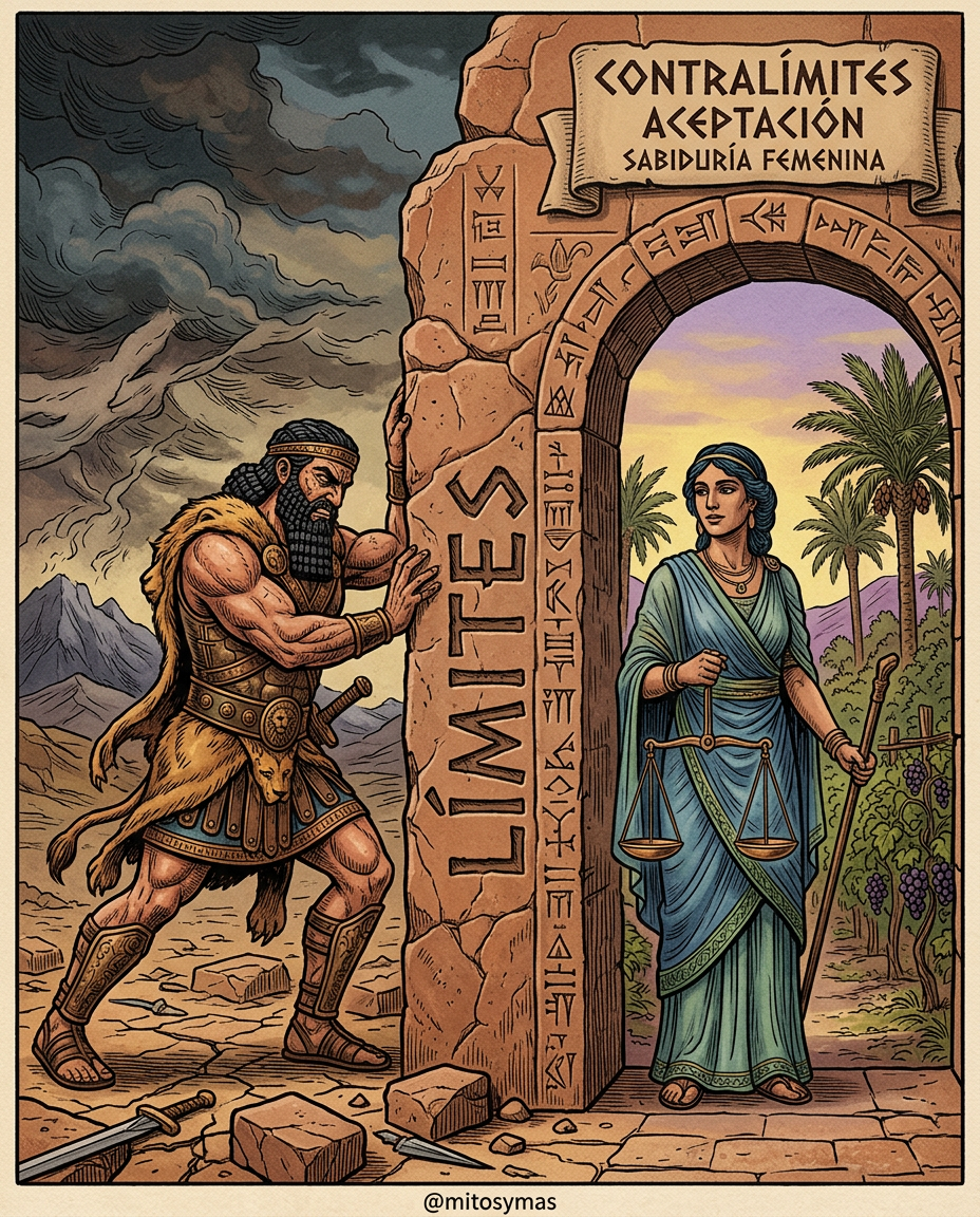 Gilgamesh luchó contra los límites. Siduri encontró la sabiduría en ellos.