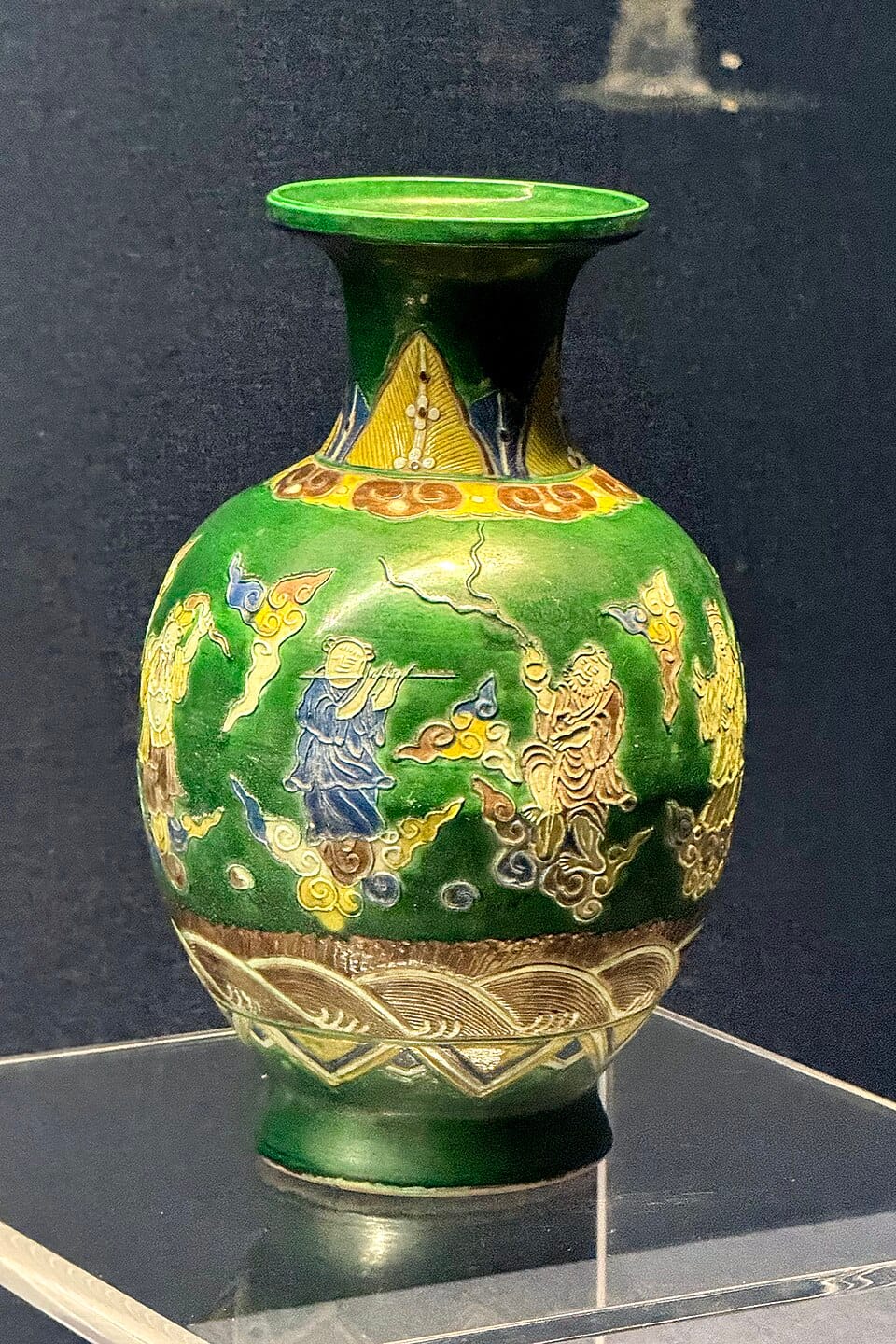 Los Ocho Inmortales cruzando el mar, pintura china