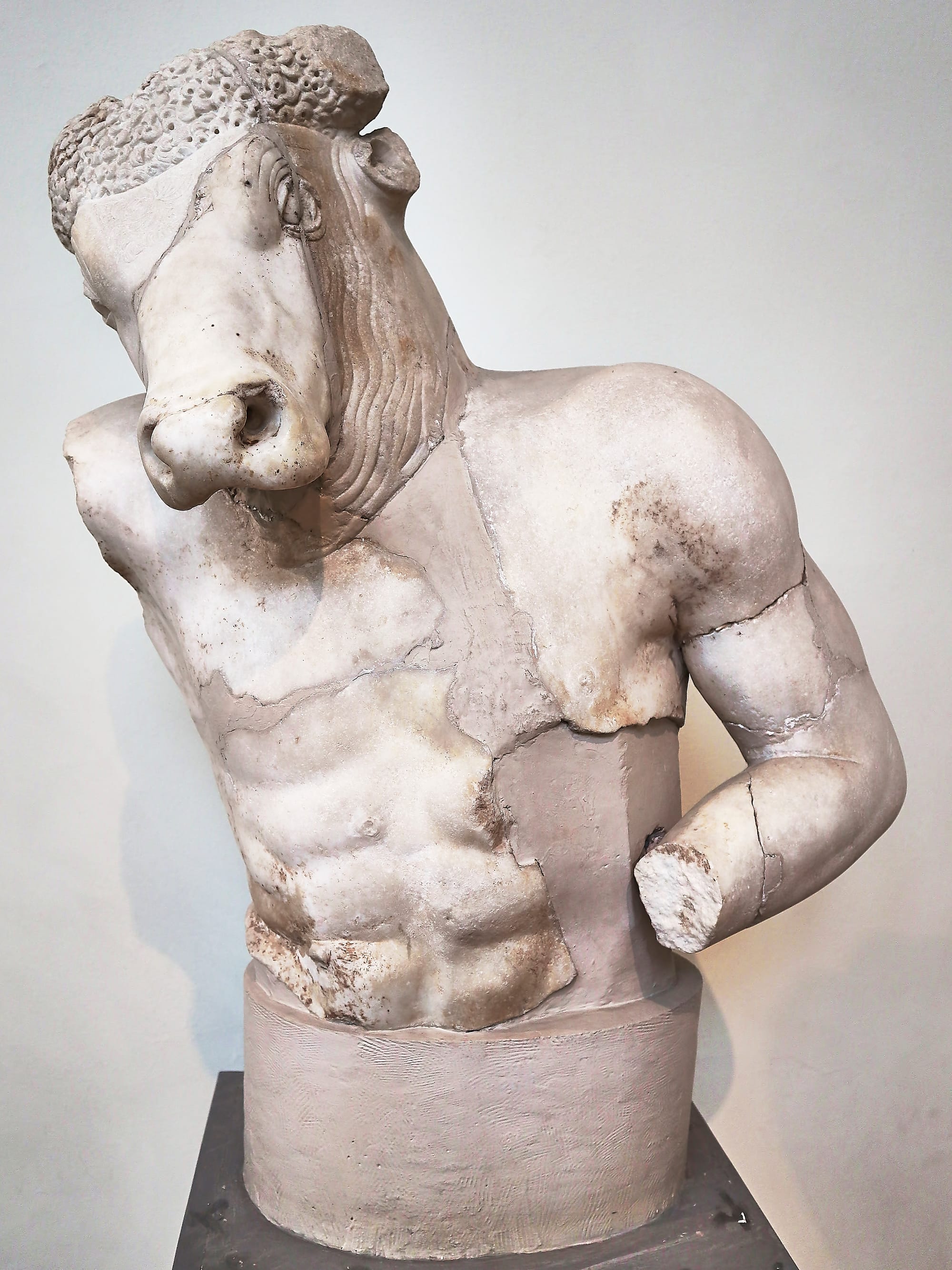 Minotauro, escultura romana copia de Mirón