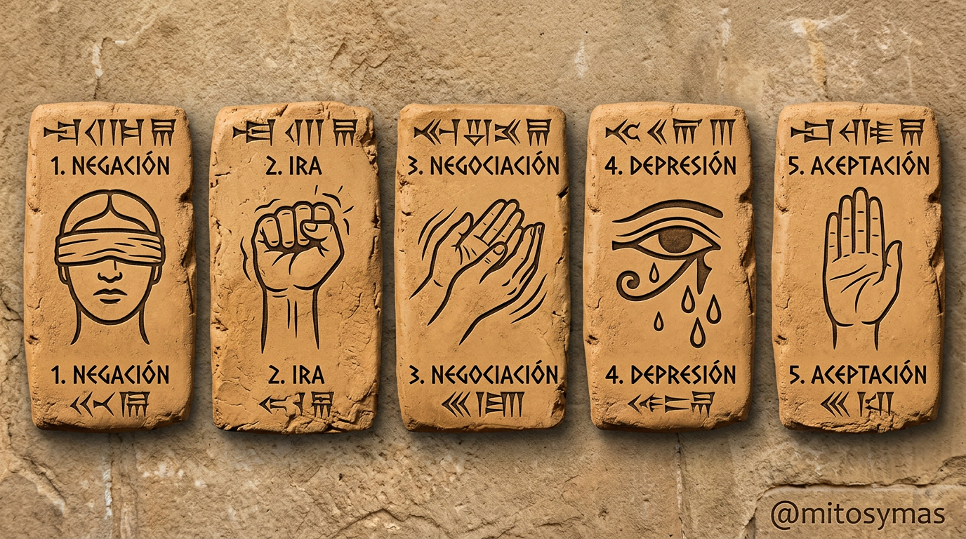 La Psicología del Duelo en Gilgamesh: Las 5 Etapas en la Primera Gran Historia de Pérdida