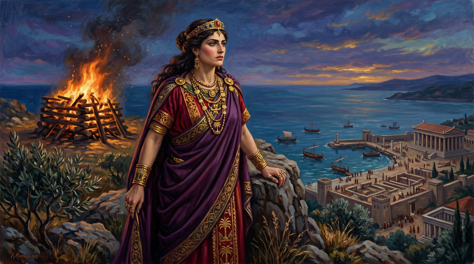 Dido la Fundadora: La Reina que Construyó Cartago antes de que Eneas Llegara