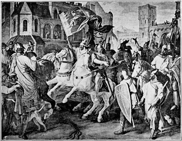 Sigfrido en la corte de Gunther