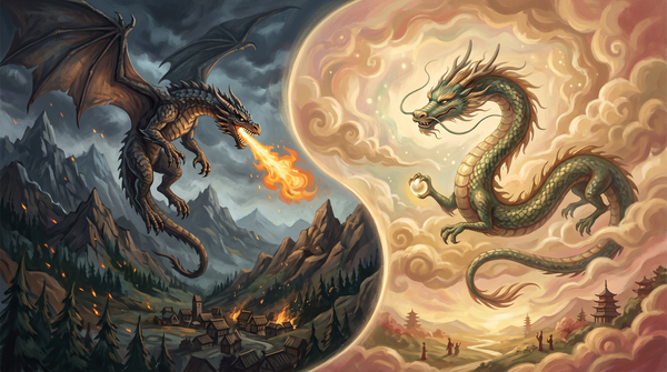 Dragones: Por qué en Occidente son el Mal Absoluto y en Oriente son Dioses Benevolentes