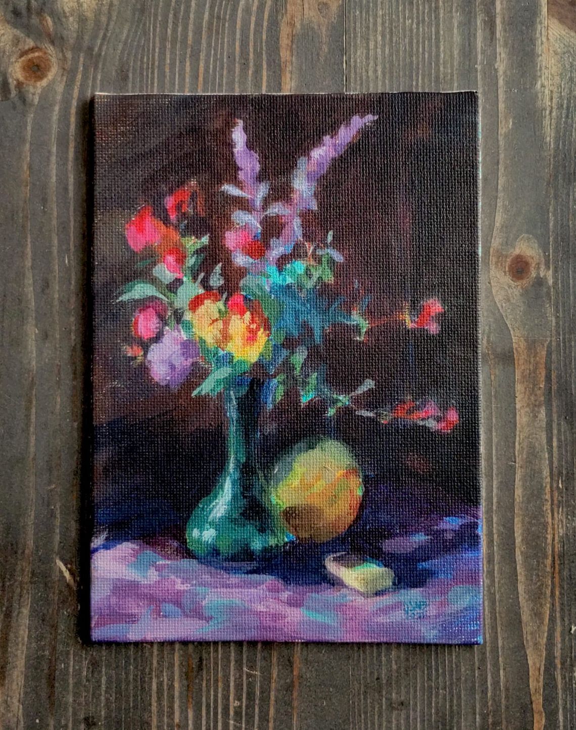 Flowers Orange & Domino