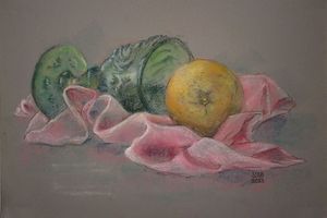 Goblet and Orange