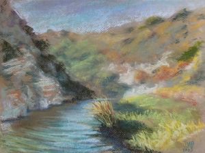 Water Canyon Diptych: Left
