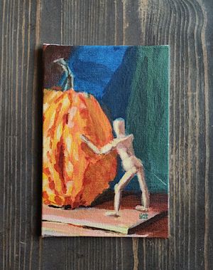 Manikin & Pumpkin