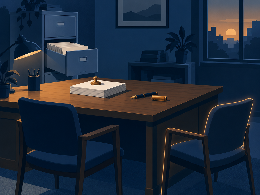This week: the agent fills out the form. You sign it.