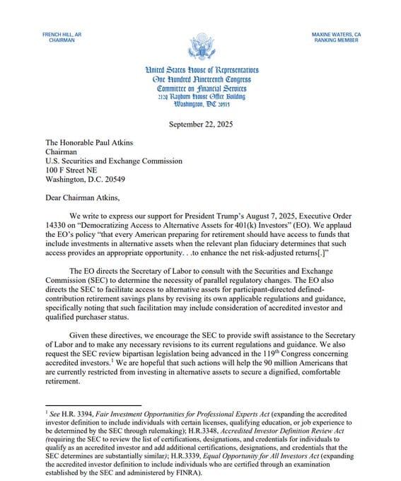 401(k)s Open to Crypto