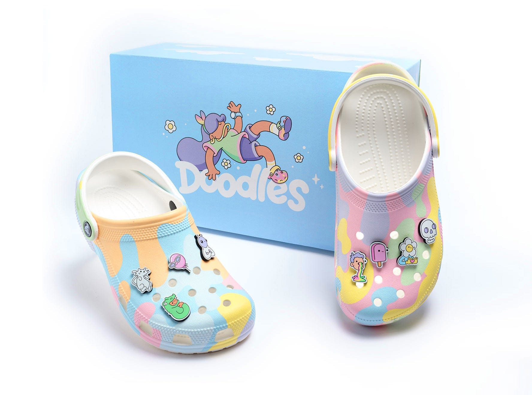 Doodles x Crocs Classic Clog Bundle