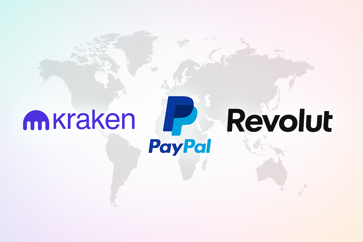Kraken vs. PayPal vs. Revolut