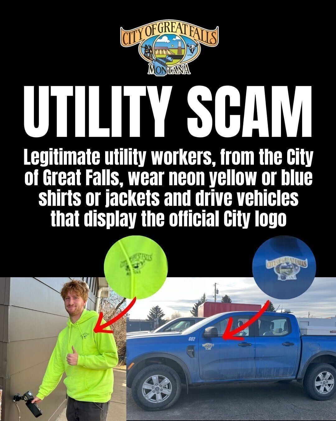 Great Falls residents warned about utility scam targeting elderly