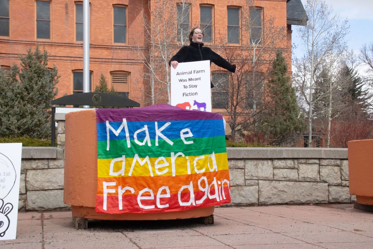 Students protest recent DOE cuts and ICE arrests
